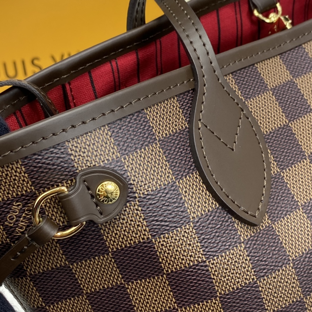 Louis Vuitton NEVERFULL PM Damier Azur Handbag N41359 